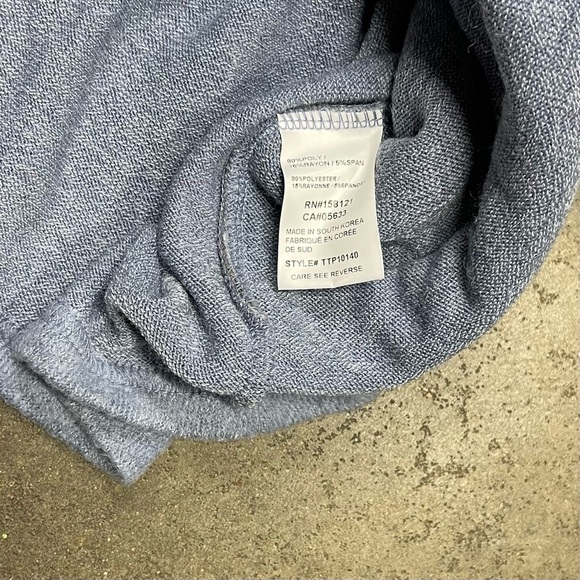 Trisha Tyler Geometric Abstract Pullover Turtleneck Sweater - Picture 8 of 8